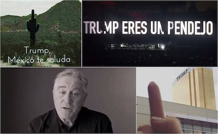 Groserías e insultos, famosos "explotan" contra Donald Trump