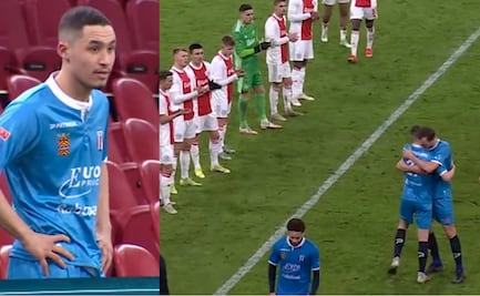 Ajax y Excelsior le hacen un pasillo a jugador que lucha contra el cáncer