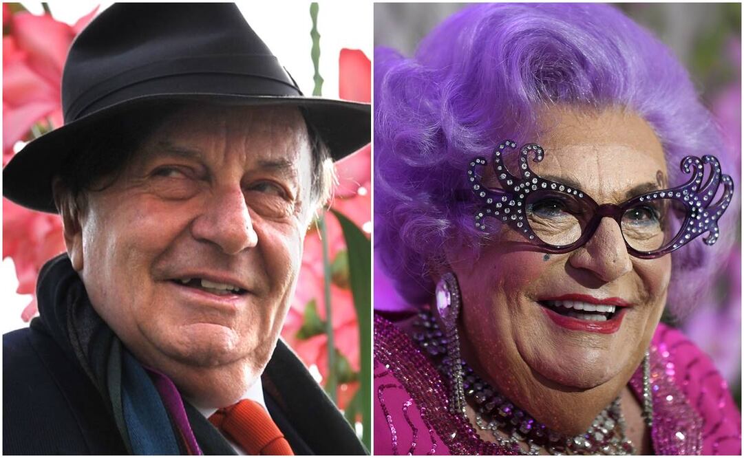 Su alterego Dame Edna incluso llegó a conocer y dar la mano a la reina Isabel II, en 1977.