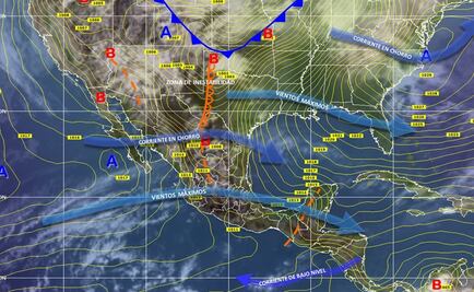 Prevén fuertes lluvias para el norte y centro del país