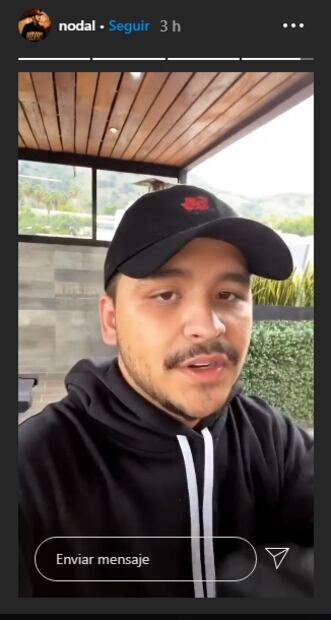 Christian Nodal confirma el choque de su Ferrari 488 Pista