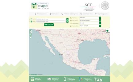 SCT ofrece aplicación para planear viajes