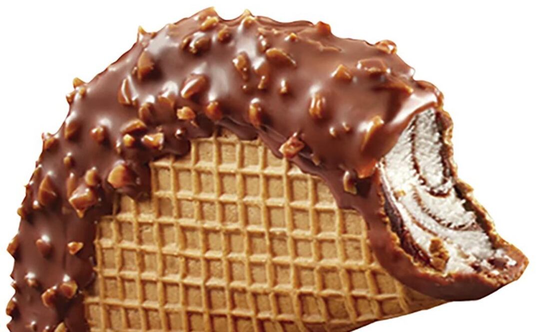 Esta foto sin fecha proporcionada por Unilever muestra el Choco Taco. Foto: AP 