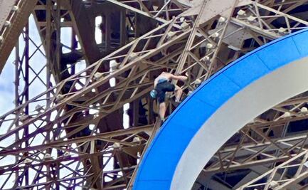 Juegos Olímpicos 2024: Detienen a hombre que escaló la torre Eiffel horas antes de la ceremonia de clausura