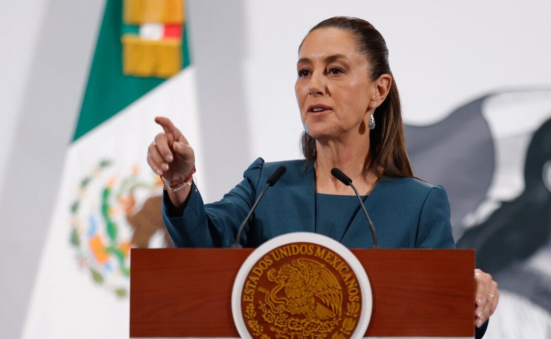 Conferencia matutina de la presidenta Claudia Sheinbaum Pardo el 19 de mayo de 2025. Foto: Diego Simón Sánchez / EL UNIVERSAL