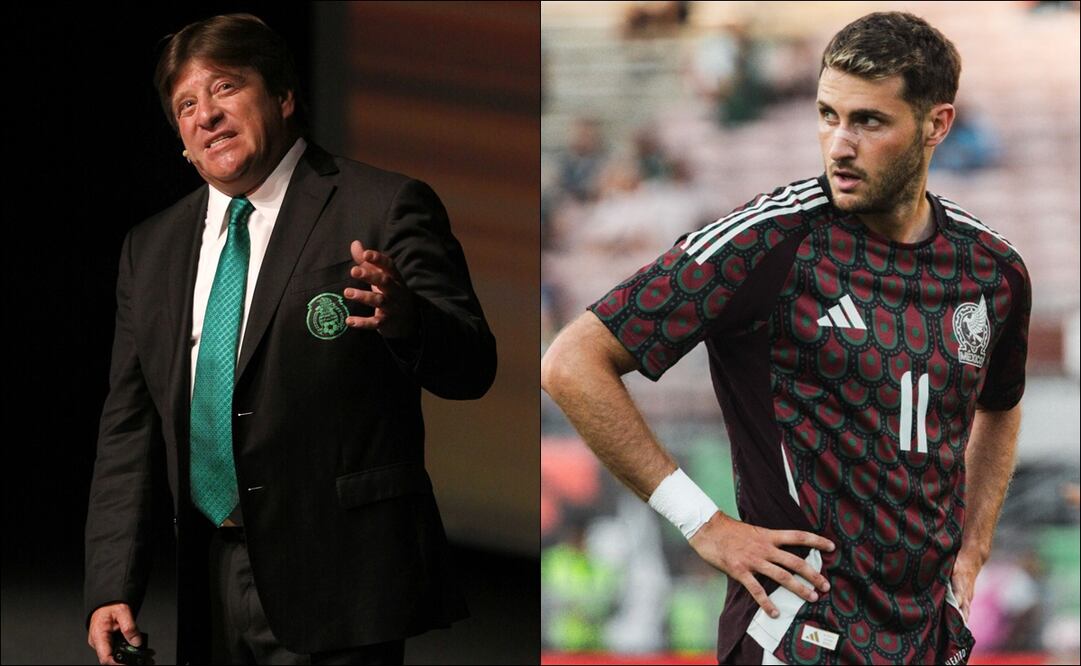 Miguel Herrera lanzó un dardo a Santiago Giménez por cómo maneja la presión del Tri / Foto: Especiales