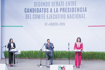 Intercambian acusaciones Moreno y Ortega en debate