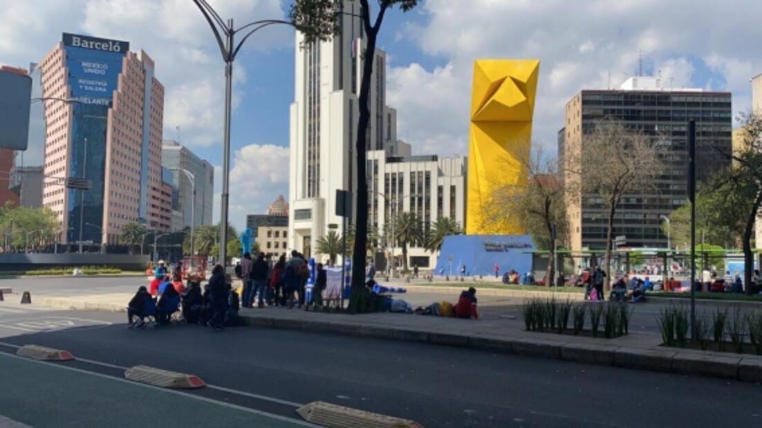 Por manifestación, afectadas vialidades cercanas a Paseo de la Reforma y Avenida Juárez