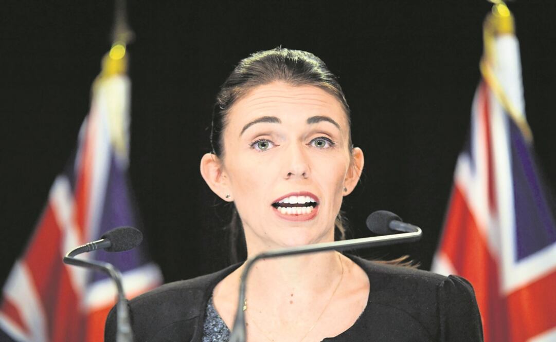 New Zealand Prime Minister Jacinda Ardern speaks to the media - Photo: David Lintott/AFP
