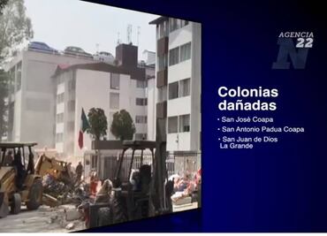 Reprueba Canal 22 en cobertura del terremoto