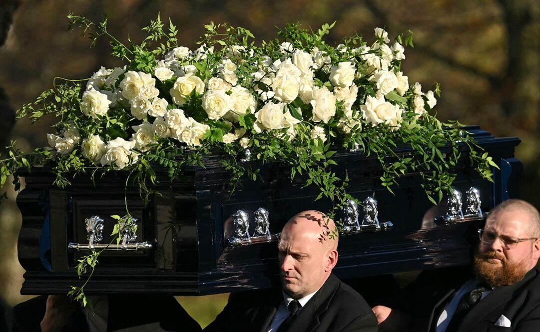 Liam Payne, que murió el mes pasado tras caerse de su habitación de hotel en Buenos Aires, se celebró el miércoles. Foto: JUSTIN TALLIS / AFP.