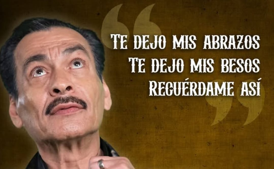 Eduardo Hernández, integrante de Los Tigres del Norte. Con esta imagen asustó a sus seguidores. 