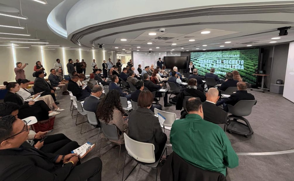 Israel presenta soluciones hídricas para campesinos ante la aprobación de la Ley de Aguas en México (02/12/2025). Foto: Especial