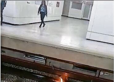 En la estación Moctezuma se registra fuego