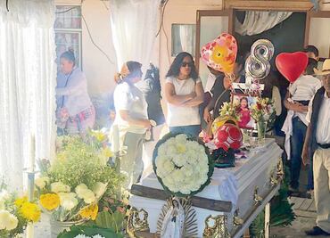 Dan último adiós a niña Giselle en Chimalhuacán