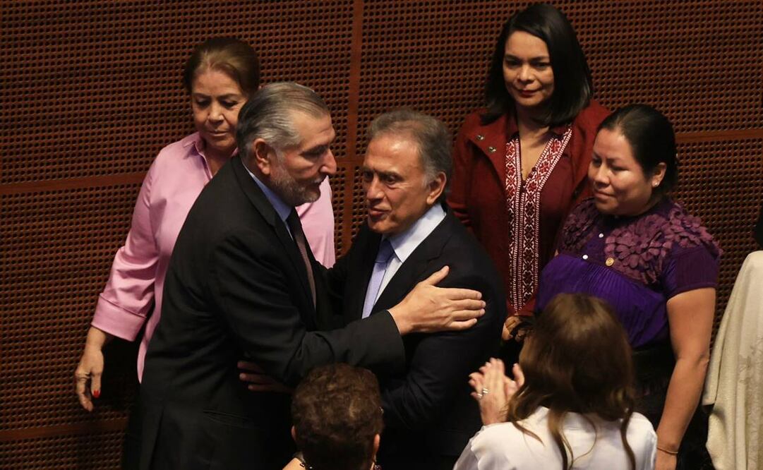 Sesión en el Senado donde se discute la reforma judicial. Foto: Berenice Fregoso. EL UNIVERSAL