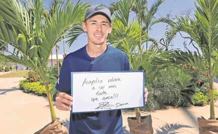 De Miñaur confía en llegar a un mejor nivel en Acapulco 