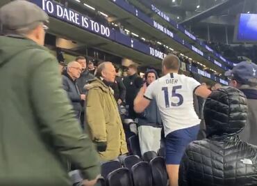 Jugador del Tottenham multado por agredir a aficionado