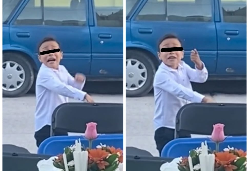 Niño se hace viral por canción de Peso Pluma. Fotos: Captura de pantalla de TikTok @alejandraarredondo5