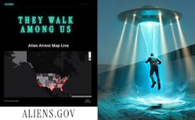 Casa Blanca desata polémica al publicar mapa de arrestos de migrantes y compararlos con extraterrestres