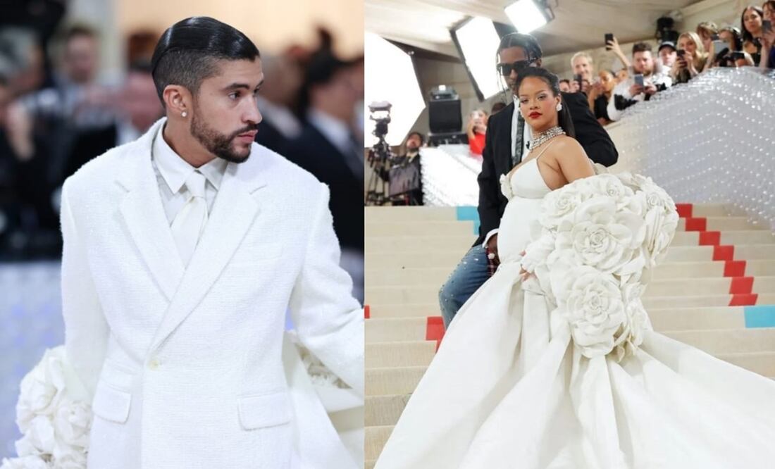 La Met Gala se inundó de looks con flores camelias. Foto: AFP / AP