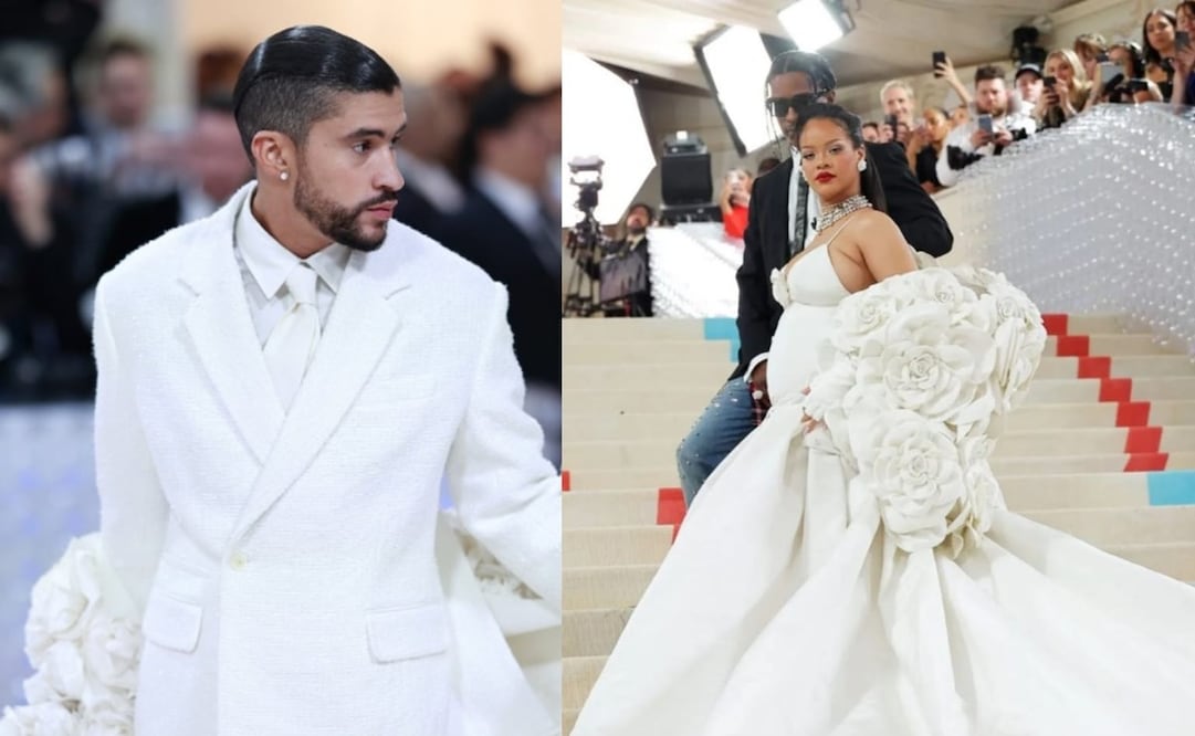 La Met Gala se inundó de looks con flores camelias. Foto: AFP / AP
