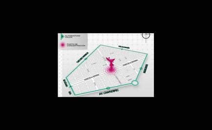 Manifestantes se concentran en el Ángel de la Independencia