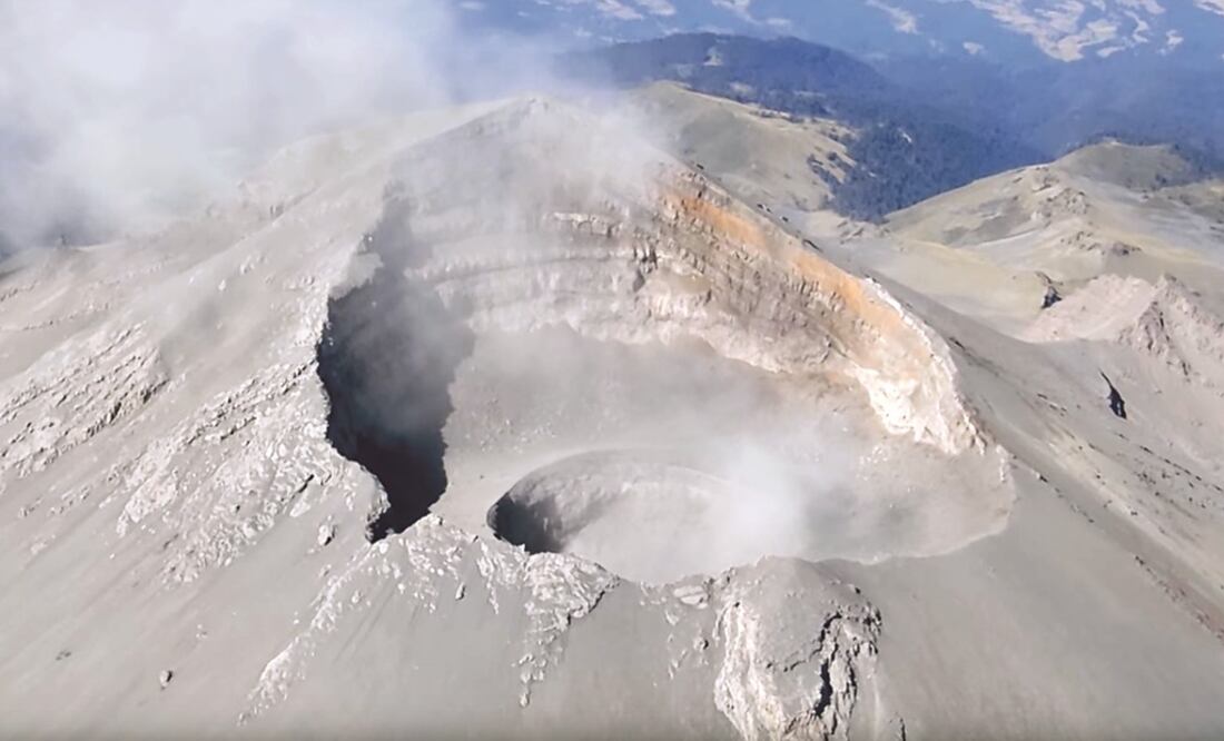 Este domo corresponde al número 78 y es posible que aumente su tamaño dentro de unas semanas para luego ser destruido por explosiones volcánicas moderadas, informan. Foto: Archivo / EL UNIVERSAL