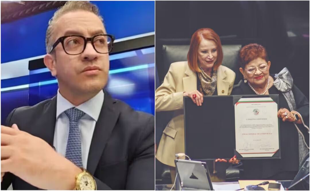 Chumel Torres reaccionó al nombramiento de Ernestina Godoy como nueva titular de la FGR. Foto: X y  Luis Camacho. EL UNIVERSAL