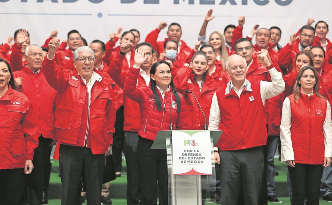 La dirigencia estatal del PRI presentó a los encargados regionales de defender el proyecto. Foto: Jorge Alvarado / EL UNIVERSAL