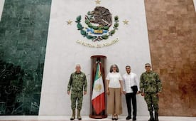 Gobernadora interina de Sinaloa se reúne con gabinete de seguridad federal, encabezado por Harfuch; evalúan operativos y estrategias