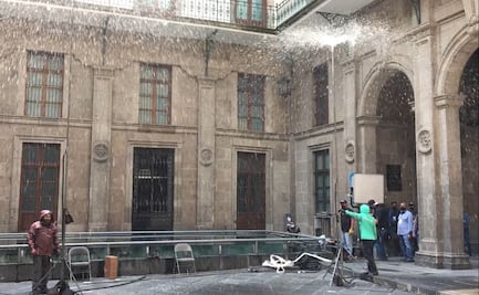 Inician grabaciones en Palacio Nacional de película sobre Lázaro Cárdenas