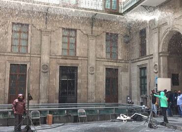 Inician grabaciones en Palacio Nacional de película sobre Lázaro Cárdenas