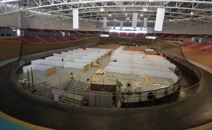 Velódromo veracruzano se convierte en centro para tratar Covid-19