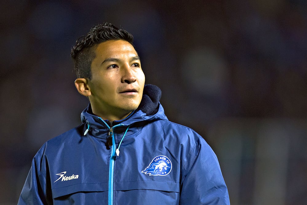 Imago7. César Villaluz previo a un partido con Celaya