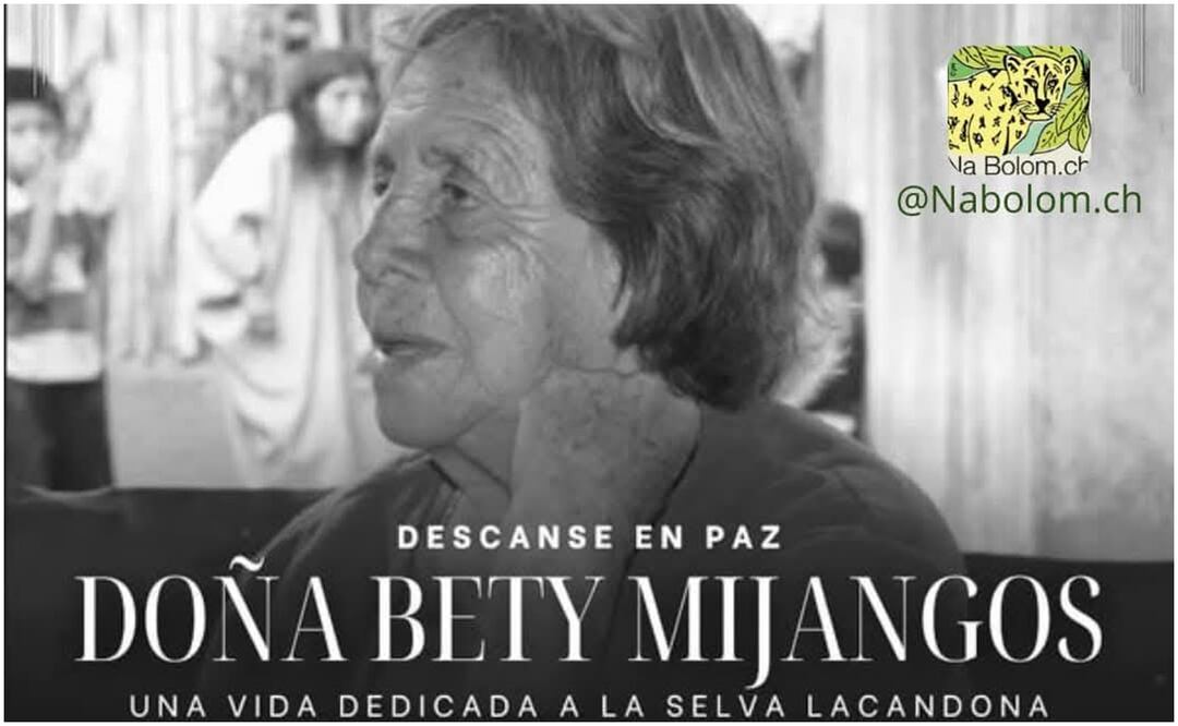 Doña Bety Mijangos nació el 14 de marzo del 1932 en Bochil, de madre originaria de Bochil y su padre nativo de San Cristóbal de las Casas, Chiapas (21/01/2025). Foto: Especial