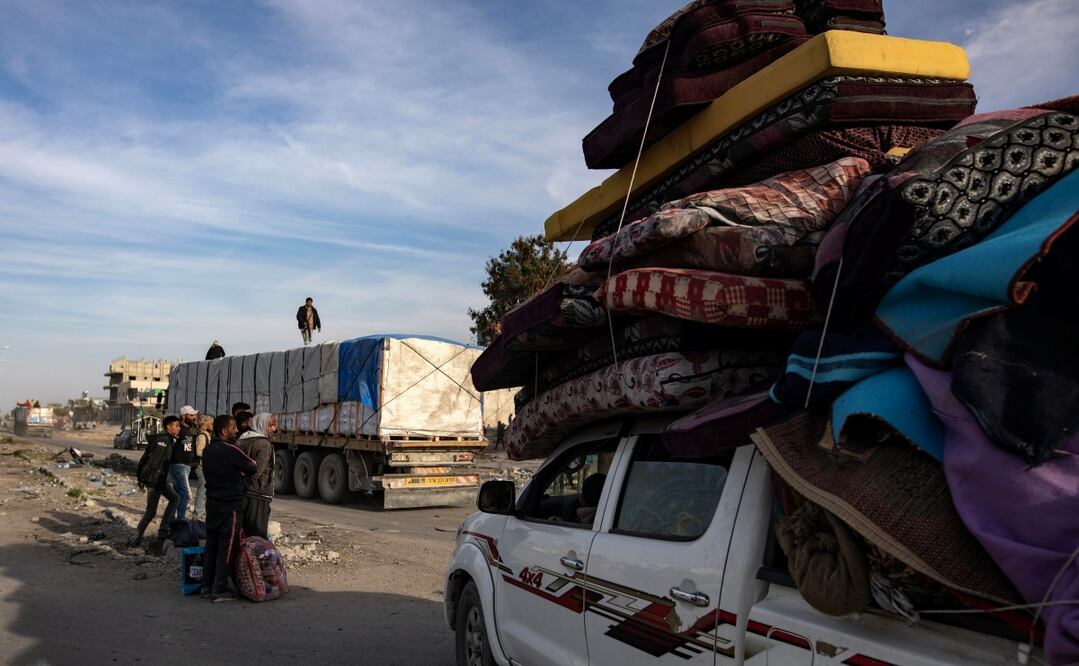 Cruce fronterizo de Rafah. Foto: EFE