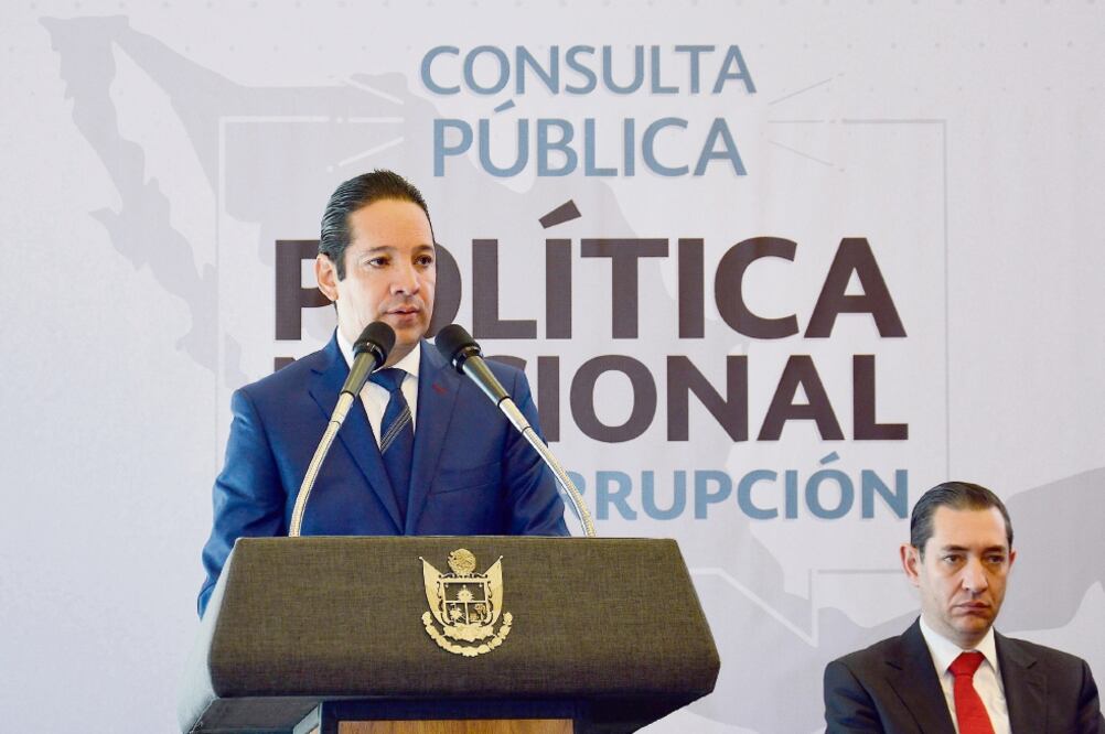 El gobernador Francisco Domínguez inauguró el Tercer Foro Regional de Consulta sobre Política Nacional Anticorrupción.