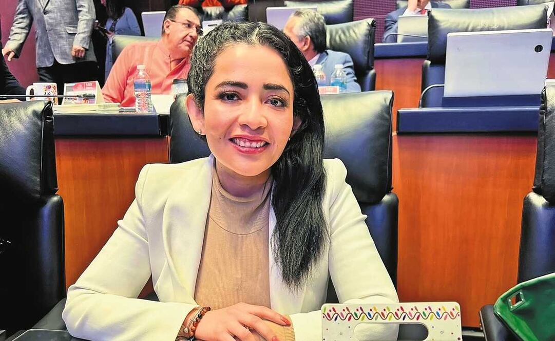 La legisladora se encontraba de viaje en Europa el viernes pasado, cuando el Senado convocó a la última sesión del periodo ordinario, por lo que se solicitó su licencia. Foto: EL UNIVERSAL