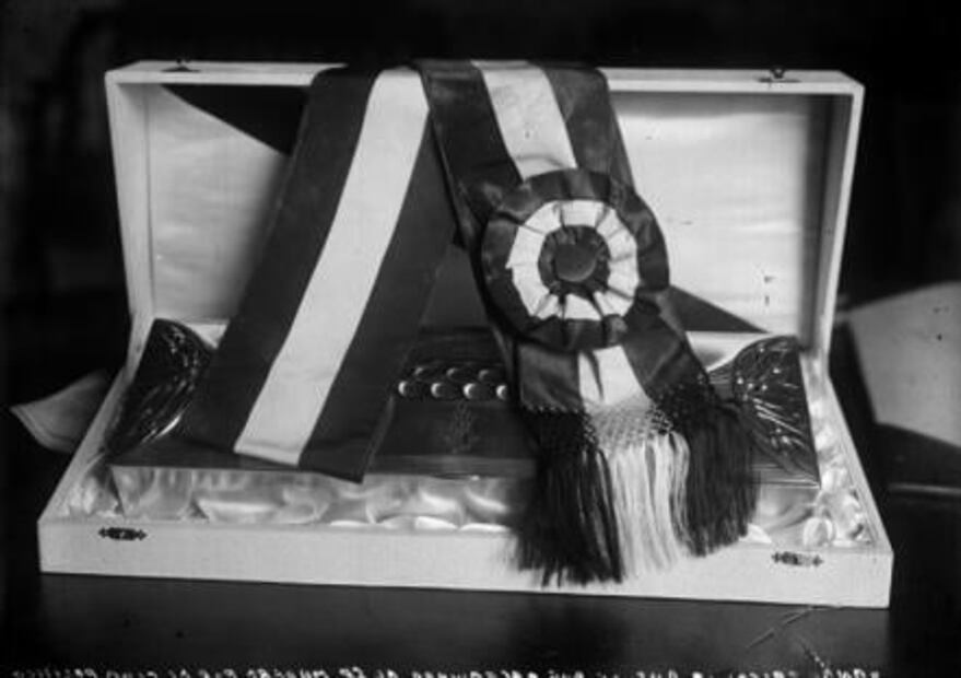 El origen de la banda presidencial