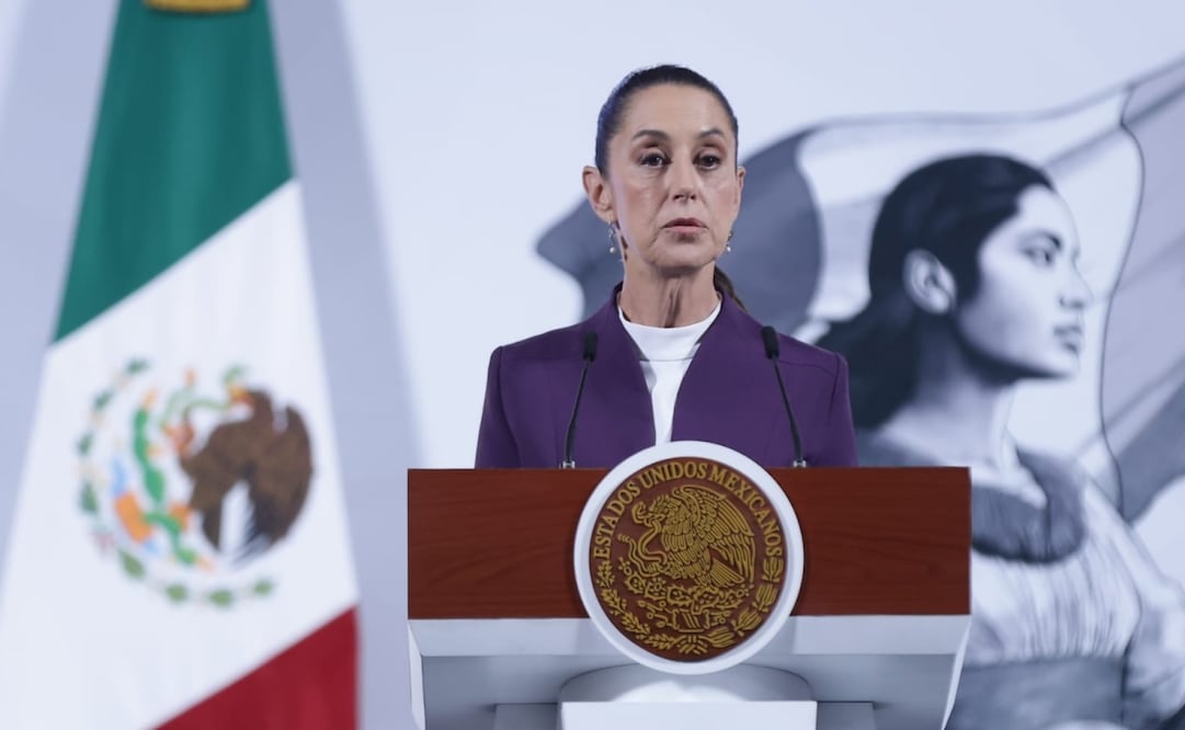 Claudia Sheinbaum Pardo en Palacio Nacional el 4 de marzo de 2025. Foto: Fernanda Rojas/ EL UNIVERSAL