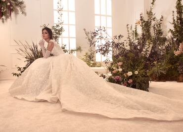 Ximena Navarrete es la nueva imagen de la colección de novias de Benito Santos