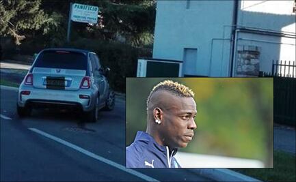 Balotelli choca su auto durante el festejo del Año Nuevo