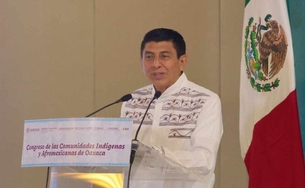 Salomón Jara inaugura el congreso indígena y afromexicano de Oaxaca 1 de febrero. Foto: Especial