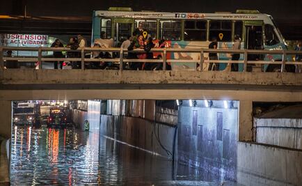 Pide PC a automovilistas evitar bajopuentes en lluvias