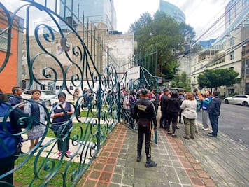 “Sentimos cómo nos jalaban del escritorio”