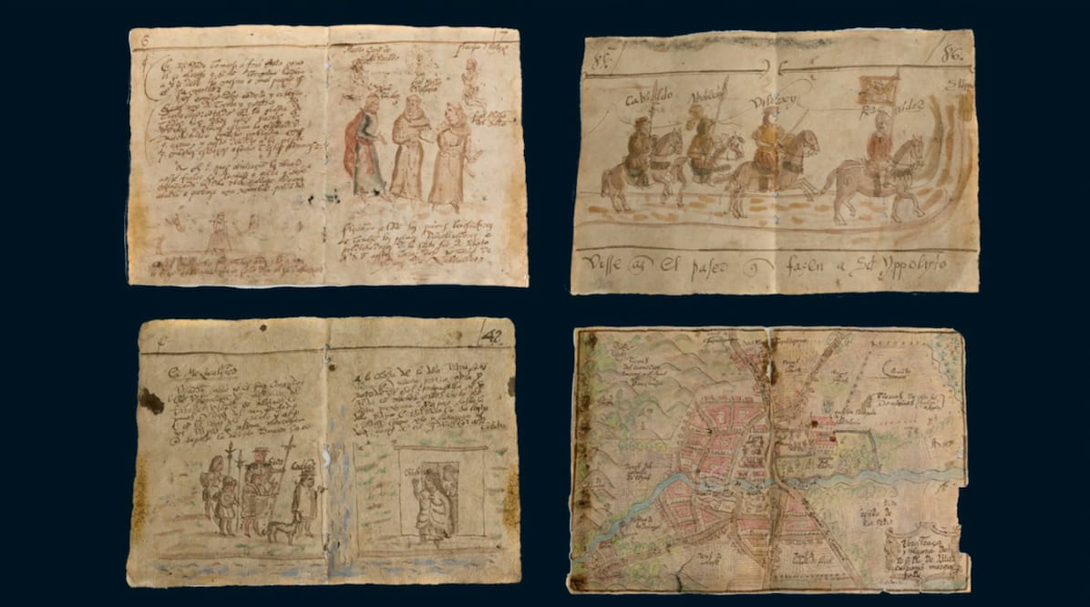 Apócrifo” códice Cardona. Foto: Tomada de Twitter @BeatrizGMuller