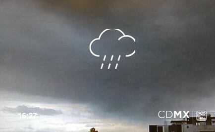 Se registra lluvia ligera en 3 delegaciones de CDMX