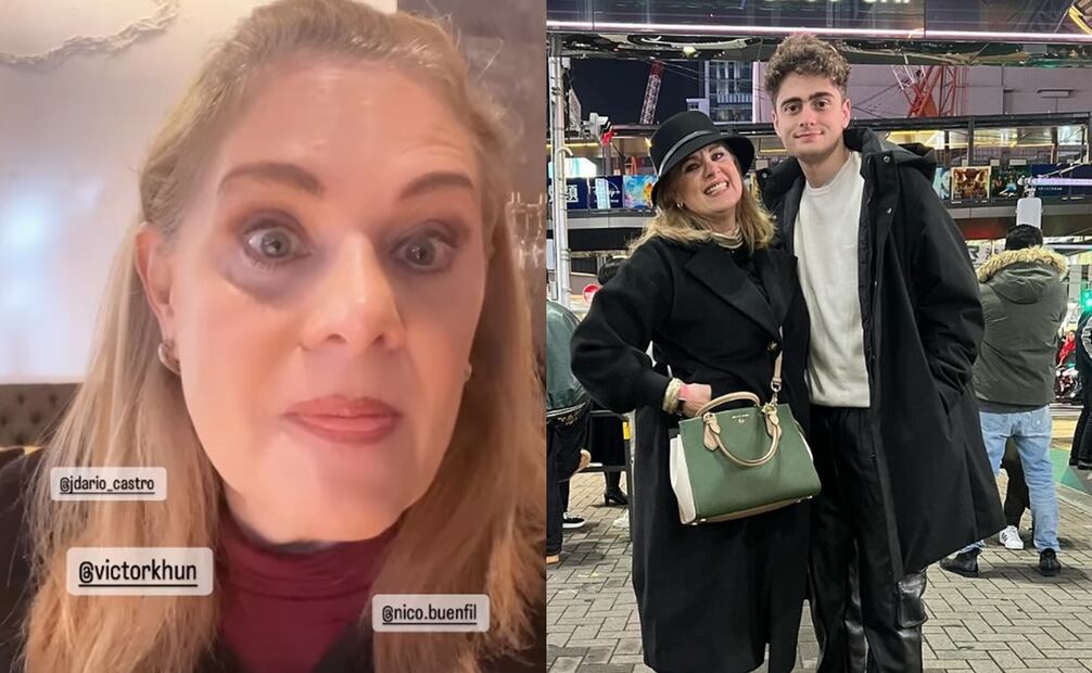Érika Buenfil y su hijo Nicolás en Japón. Foto: Instagram oficial.