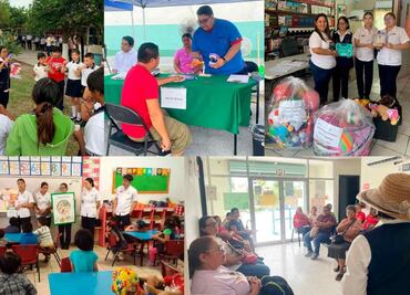 Estudiantes de Enfermería UAT promueven salud en comunidades; apoyan tareas y reparten ayuda humanitaria